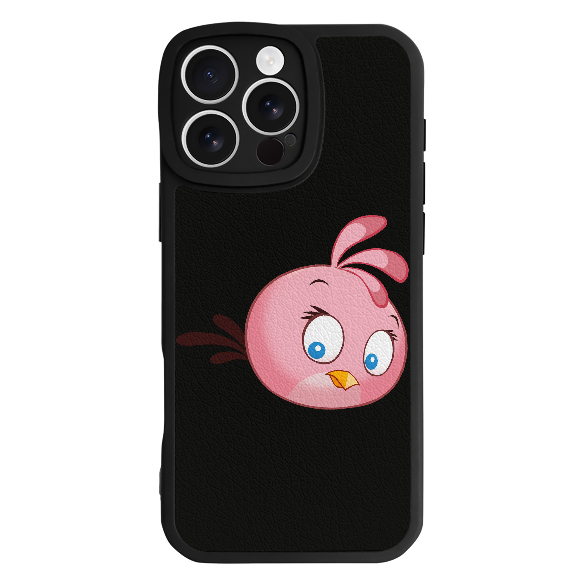 （画像用） Angry Birds アングリーバード 【iPhone 16シリーズ対応】シリコンスマホケース（レザー調） 材質：シリコン